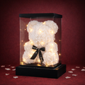 10-inch Flower Bear with Lights