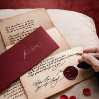 Vintage Handwritten Wax Letter