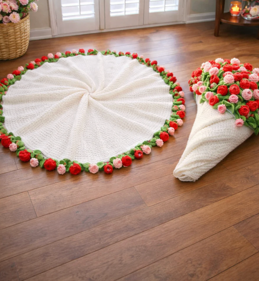 The Cupid Valentine Crochet Blanket