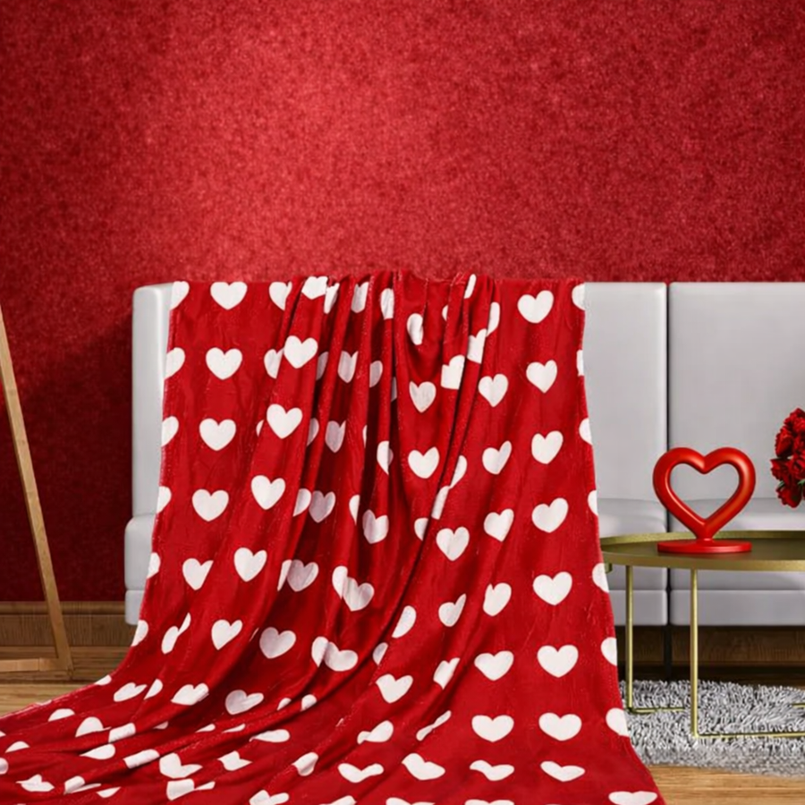Valentine Hearts Blanket